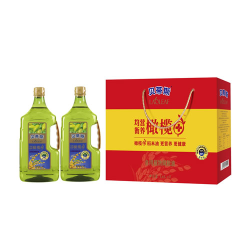 橄欖+稻米油 1.6L 2禮盒裝
